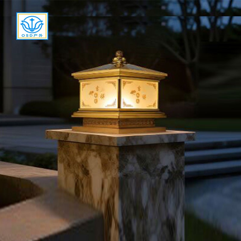 市电/太阳能围墙-柱头灯