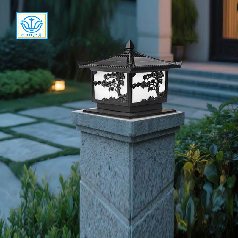 市电/太阳能围墙-柱头灯