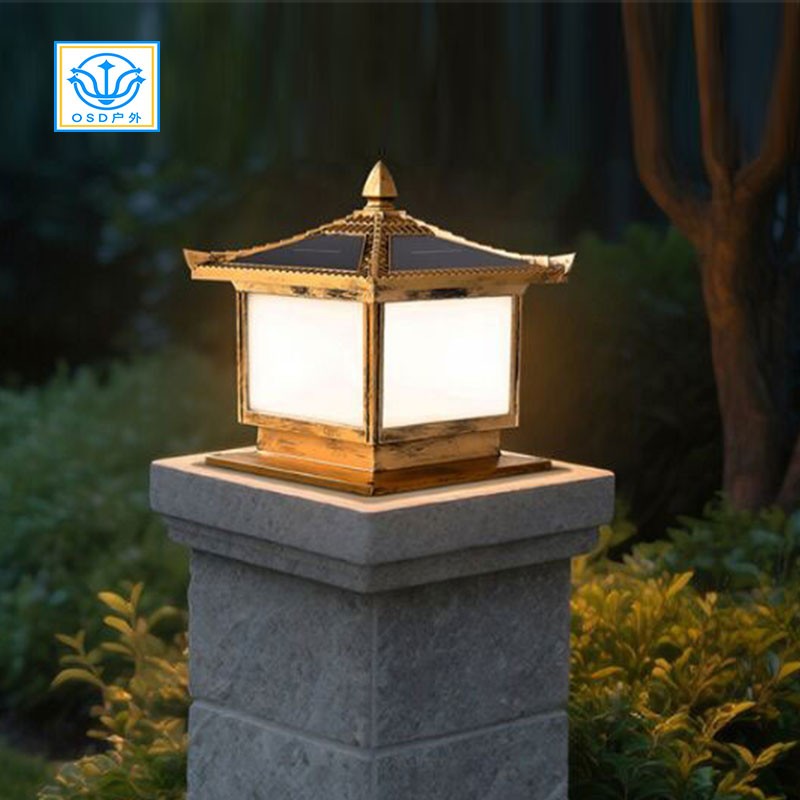 市电/太阳能围墙-柱头灯