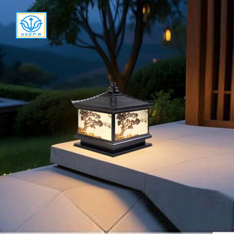 市电/太阳能围墙-柱头灯