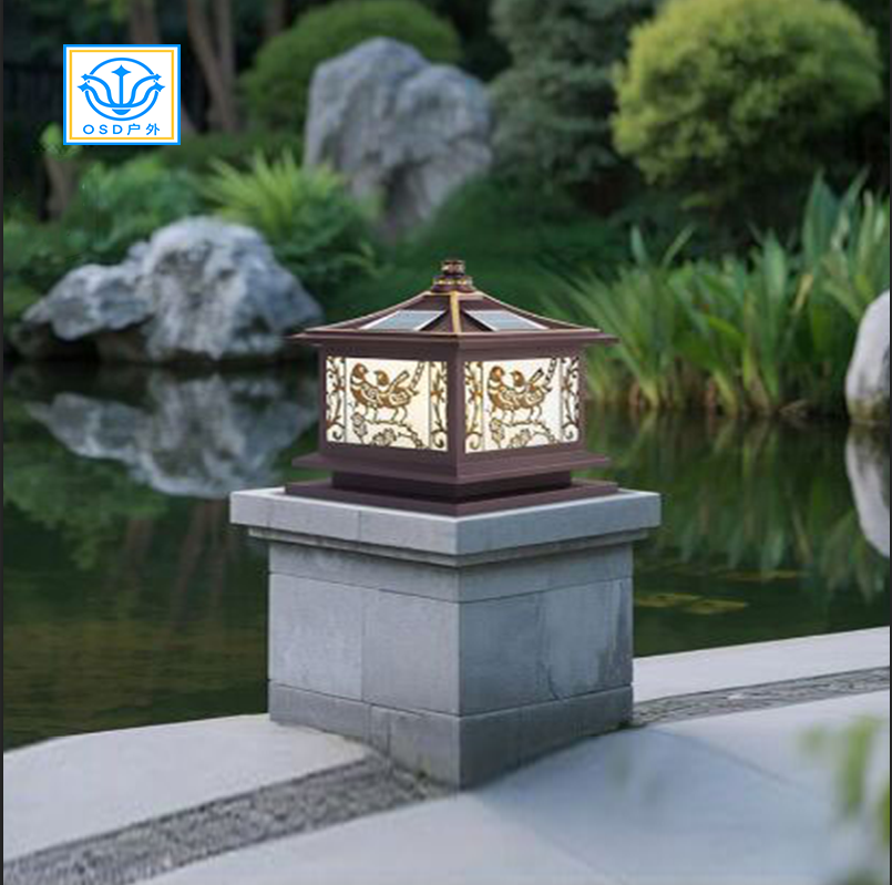 市电/太阳能围墙-柱头灯