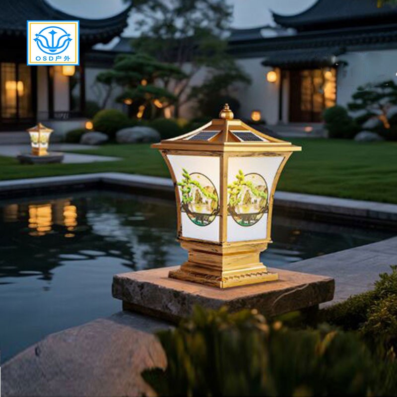 市电/太阳能围墙-柱头灯