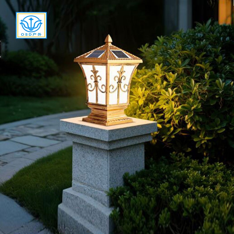 市电/太阳能围墙-柱头灯