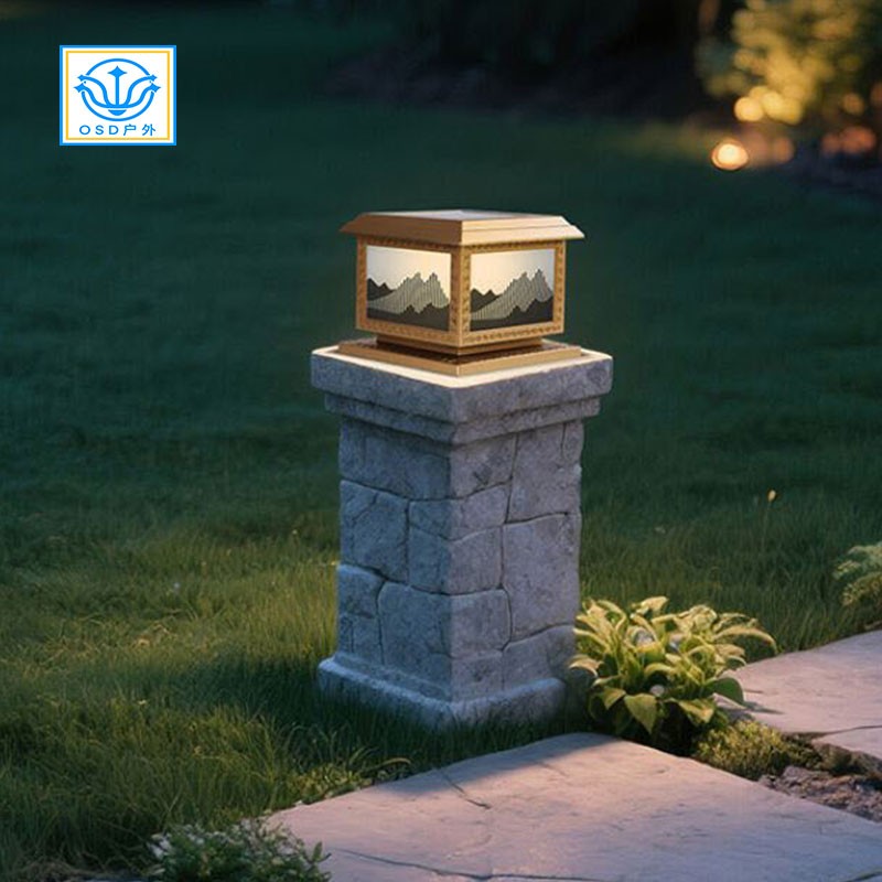 市电/太阳能围墙-柱头灯