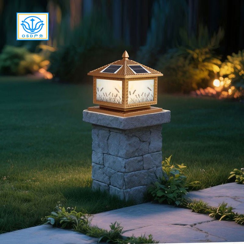 市电/太阳能围墙-柱头灯