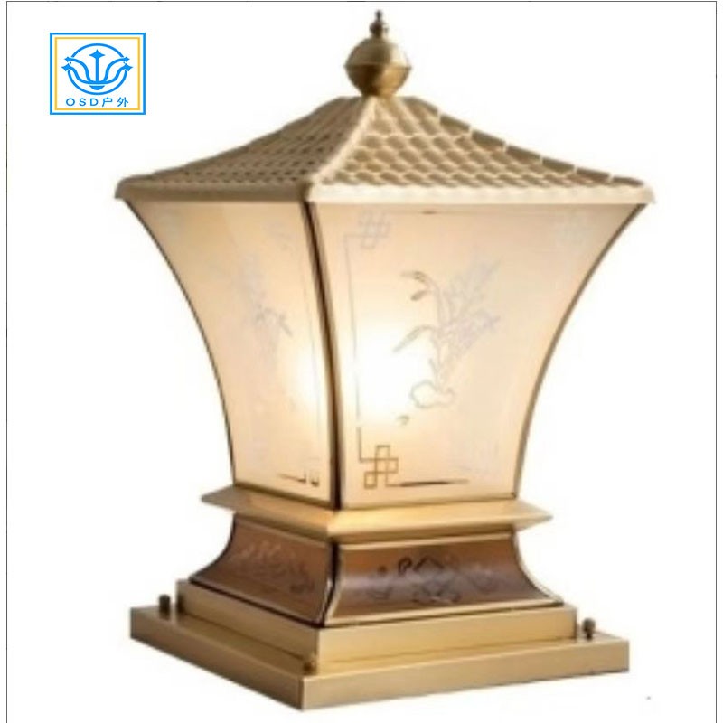 市电全铜柱头灯